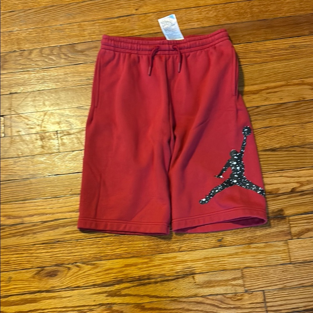 Jordan youth Red Basketball Shorts
